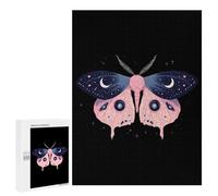 Luna Moth Funny Wooden Picture Puzzle for Adults Vertical Challenge Intellectual Game Jigsaw Birthday Gifts