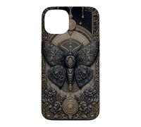 Luna Moth Gothic Witch Spooky Dark Academia Cottagecore Case for iPhone 13