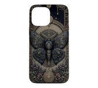 Luna Moth Gothic Witch Spooky Dark Academia Cottagecore Case for iPhone 13 Pro Max