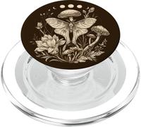 Luna Moth Moon Phases Botanical Butterfly Fairycore Art PopSockets PopGrip for MagSafe