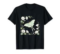 Luna Moth Moonflower Butterfly Insect Lover Botanical Nature T-Shirt