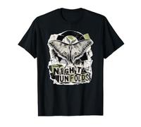 Luna Moth Night Unfolds Grunge Collage Value Graphic T-Shirt