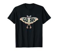 Luna Moth - Personalized Cute Name Butterfly Word Art T-Shirt