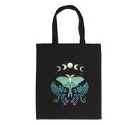 Luna Moth Polycotton Tote Bag - Eco-Friendly, Spacious & Stylish