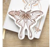 Something Different Luna Moth Trinket Dish (One Size) (White/Brown)