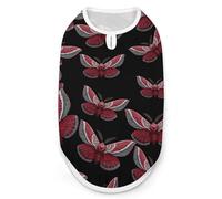 Luna Moth Valentine'S Day Dog Shirts Pet Costmes Sleeveless Puppy Tank Cat Clothes Top Vest