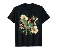 Luna Moth with Moonflowers and Jasmine T-Shirt