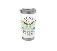 Luna Nocturna Moth Celestial Moon Night Insect Stainless Steel Insulated Tumbler