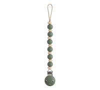 Luna pacifier clip Chrome green one size