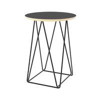 Luna Side Table side table Müller Möbelwerkstätten Plywood black matt - MUELLER KL LUNA SM