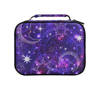 Luna Space and Science Galaxy Colored Pencil Bag Large Capacity Pencil Case for Colouring Pencils Pen Bag Marker Organizer