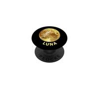 Luna the Dog and the Moon PopSockets Adhesive PopGrip