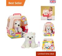 Luna The Samoyed - Realistic Interactive Toy Puppy with 60+ Sounds & Reactions