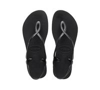 Luna Toe Post Sandals Black