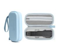 Luna Ultra Carrying Case, Travel Hard Case for Insta360 Luna Ultra Creator Combo Accessories, Waterproof PU Portable Storage Bag Protective Carry Bag with Wrist Strap(Blue)