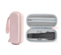Luna Ultra Carrying Case, Travel Hard Case for Insta360 Luna Ultra Creator Combo Accessories, Waterproof PU Portable Storage Bag Protective Carry Bag with Wrist Strap (Pink)