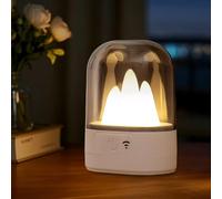 Lunaanda Bedside Lamp Touch Control Dimmable, Nursery Night Light with Remote Control, Small LED Table Light USB Rechargeable for Bedroom, Kids Baby Room, Bathroom, Wardrobe