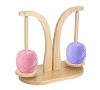 Lunaanda Dual Wool Holder, Rotating Yarn Holder Magnetic, Wool Winder for Crochet and Knitting Accessories, for Grandma and Mother Gift
