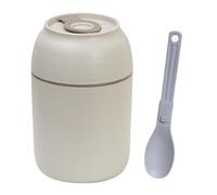 Lunaanda Food Flask Container, 450ml Insulated Food Flasks for Hot Food, Stainless Steel Vacuum Double Walled Insulated Food Jars with Folding Spoon, for Hot and Cold Meals Double Soup Flask