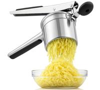 LunaCozy Large Potato Ricer, Heavy Duty Stainless Steel Potato Ricer and Masher, Press and Mash Kitchen Gadget for Potatoes and Vegetables