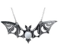 Lunaeca Moon Phase Necklace Alchemy England Bat Gothic Alternative Jewellery