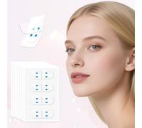 Lunafleur Face Tape Lifting Invisible, 140Pcs Face Lift Tape, Instant Lift Neck Tape Before Makeup, Facelift Tape for Lifting Sagging Skin Wrinkle Lifter Tapes for Turkey Neck,Jowl, Eye, Double Chin