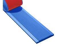 LUNAIZHUO Anti Slip Stair Nosing, 16.4 Ft Self Adhesive Stair Nose Molding, Vinyl Step Edge Protector Trim for Home, School, Hotel, Nursing Home(Blue,4cm/1.6in)