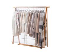LUNAIZHUO Transparent Clothes Rack Cover, Garment Bags for Closet Storage Jackets Coats Suits, Waterproof Garment Rack Cover(90x120cm/35x47in)