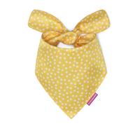 LunaMarie - Luxury Pet Birthday Bandanas -Premium & Silky Poly Fabric | 100% Handmade | Custom Shape Dual Layered (Sophie, X-Small)