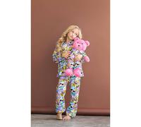 LunaMia Girl's Gatto Pyjama Set with Matching Teddy Bear | Size: 4-5 Years LunaMia Multicolor 4-5 Years