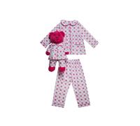 LunaMia Girl's Martha Pyjama Set with Matching Teddy Bear | Size: 12-13 Years LunaMia Multicolor 12-13 Years