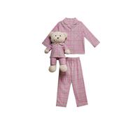 LunaMia Girl's Perla Pyjama Set with Matching Teddy Bear | Size: 1-2 Years LunaMia Multicolor 1-2 Years
