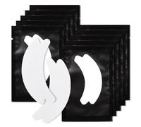 Lunamoon Eye Pads for Eyelash Extension, Eyelash Pads, Eyelash Lifting Eyelashes, Dyeing Eyelashes, Eye Patches, Eyelash Extension Pad, 50 Pairs (Butterfly-Black)