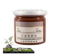 Lunaobrik Base Miniature Sand Mud, Basing Sand for Miniatures - Simulation 200ml Simulation Miniature Mud Effect Basing | Natural Desert Sceneries for the