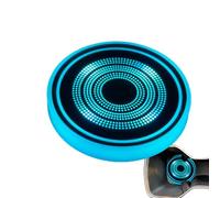 Lunaobrik Car Cup Holder Mat,LED Light up Car Cup Oaster Mat | Intelligent Sensing Colors Changing Vehicle Interior Drink for Caravan, SUV