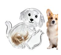 Lunaobrik Dog Hair Keepsake Memorial | Transparent Memory Storage as Display Fridge Magnets | Memorial Pet Hair Storage Box, for Collection Mourning Home Decoration Kitchen