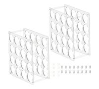 Lunaobrik for craft paper, 2 parts, transparent acrylic display holder, 16-hole craft paper stand, for organising on the desk, in the art studio, in the DIY workshop and in