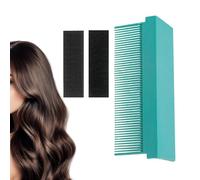 Lunaobrik Hair Straightener Comb Attachment,Flat Iron Comb Attachment Clip | Detachable Heat-Resistant Straightening Press Clip for Women Salon