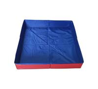 Lunaobrik Pet Swimming Pool,PVC Foldable Dog Bath Tub Square-Shaped - Non-Inflatable Save Space Pet Puppy Bathing Tub for Puppy Cats Other Animals