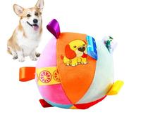 Lunaobrik Plush Dog Chew Ball - Squeaky Toy, Soft Training Ball for Dogs, Pet Sound Toy | Durable Fun for Puppies Adults Small Medium Large Dog Play Exercise Indoor Outdoor
