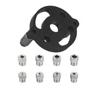 Lunaobrik Self Centering Dowel Jig | Handheld Metal Woodworking Tool,Drill Bit Guide - for Carpentry Furniture Making Shop Home Garage Corner Edge Carpenter Trimming