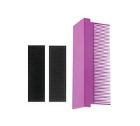 Lunaobrik Silk Press Comb Attachment,Flat Iron Comb Attachment Clip | Detachable Heat-Resistant Straightening Press Clip for Women Salon