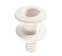 Lunaobrik Thru Hull Fittings For Boats - Thru Hull Fitting Connector, Marine Drain, Boat Outlet | Durable ABS Water Drainage Connector For Kayak Yacht Deck Floor Bilge Hose Installation Outdoor