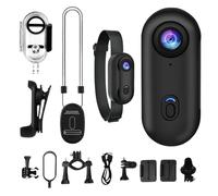 Lunaobrik Thumb Action Camera, Personal Action Camera, Tiny Cam, Waterproof Vlogging Device for Sports Bike Cycling Gym Hiking Outdoor Travel, 170 Degree Wide Angle