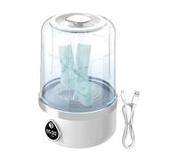 Lunaobrik Underwear Washing Machine - Portable Small Washing Machine with LED Display | Compact Cleaning Device with Deep Cleaning for Clothes Underwear Socks Baby Camping Travel Home