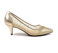 Lunar Alisha Gemstone Kitten Heel 5 UK Gold