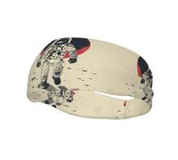Lunar Astronaut Print Sports Sweatband-Workout, Sports, Costume, Running, Fashion and Outdoor Activity