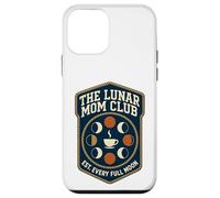 Lunar Coffee Moon Phases Retro Shield Badge Graphic Case for iPhone 12 mini