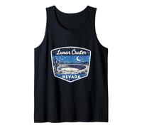 Lunar Crater Nevada Space Moon Astronomy Science Tank Top