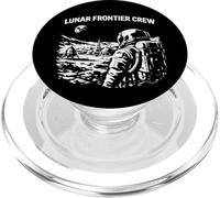 Lunar Frontier Crew Astronaut Moon Settlement PopSockets PopGrip for MagSafe